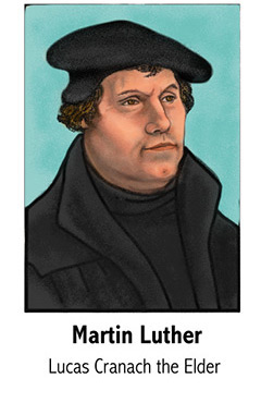 Martin Luther by Lucas Cranach the Elder